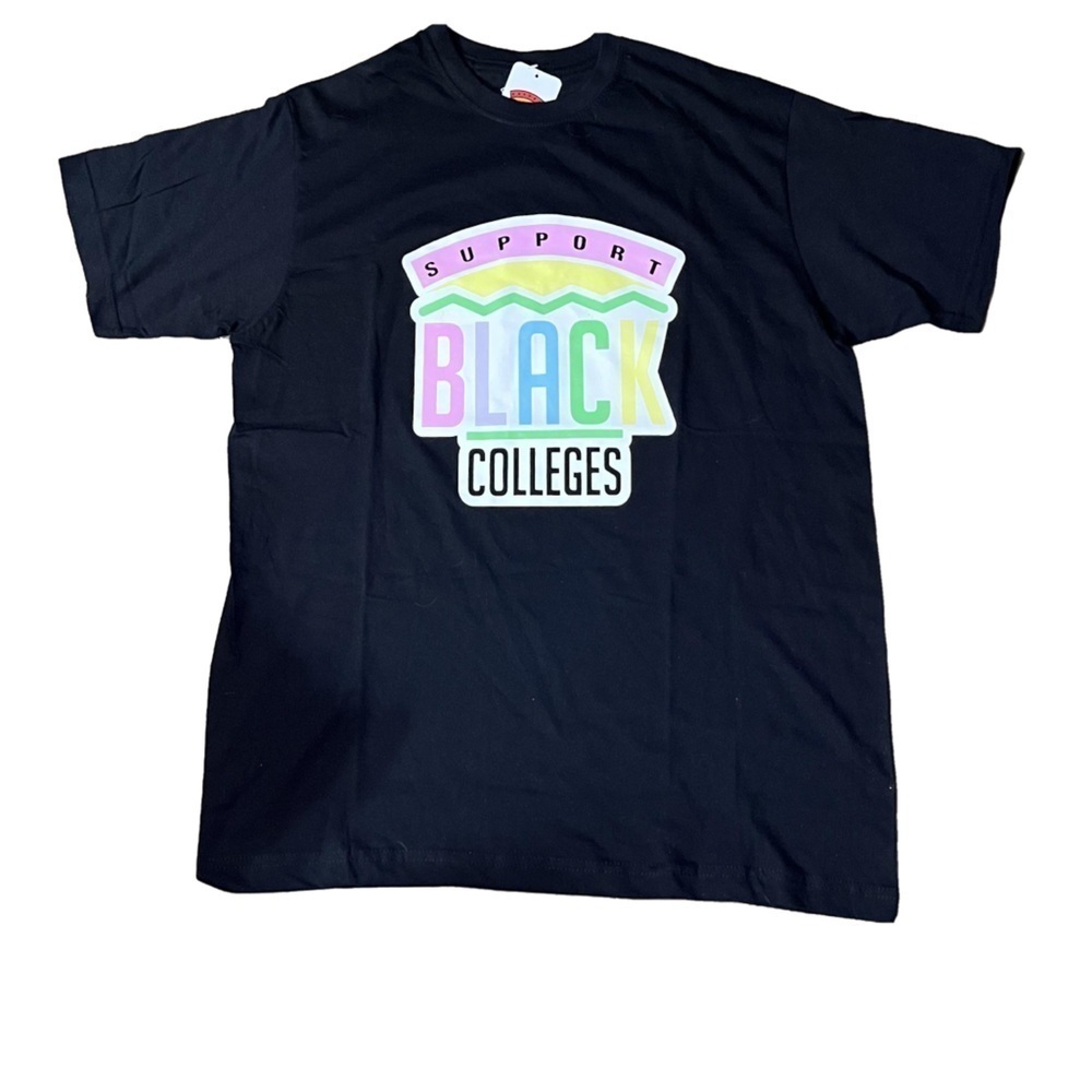 Support Black Colleges Tee, Size Large